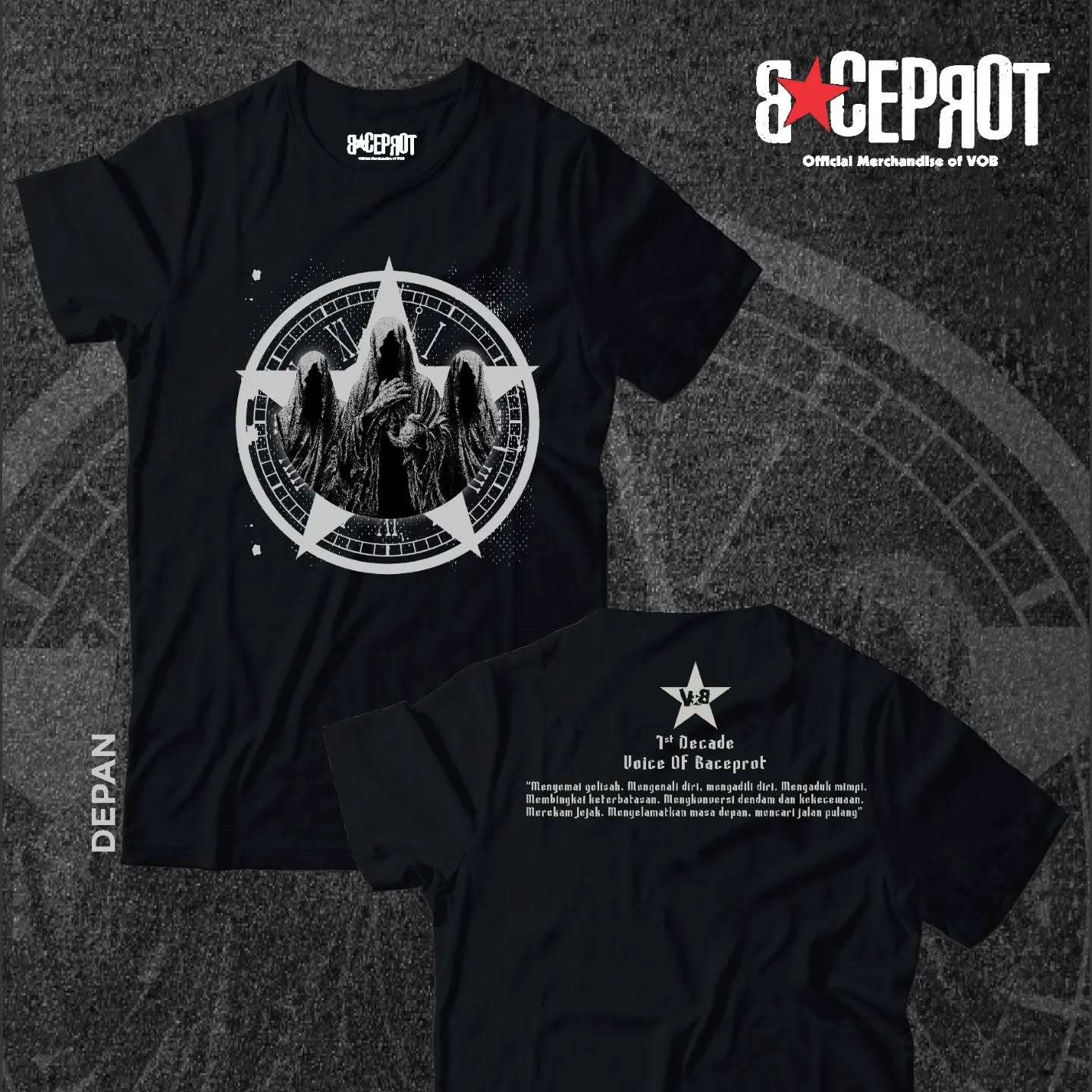 T-SHIRT 10TH VOB (SA-DEKADE)